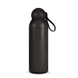 Sagaform Tekla stalen fles (gerecycled) 500 ml-Zwart