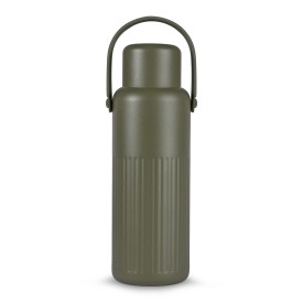 Sagaform Theo Thermosfles (gerecycled) 1 L-Dried green
