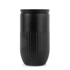Sagaform Tova isolatie mok, 320 ml lekvrij en vaatwasserbestendig-Zwart