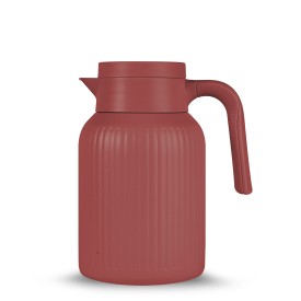 Sagaform Trine Thermoskan (gerecycled) 1.5 L-Donker rood