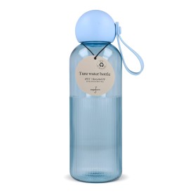 Sagaform Ture waterfles 600 ml-Transparant licht blauw