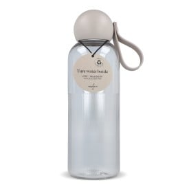 Sagaform Ture waterfles 600 ml-Transparant / taupe