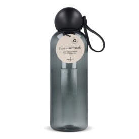 Sagaform Ture waterfles 600 ml-Transparant zwart