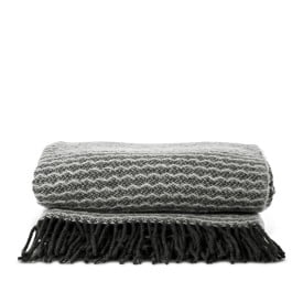 Sagaform Ulli 100% New Zeeland wool deken-Grijs