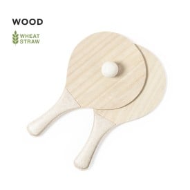 Saiker strand rackets - hout - tarwestro balletje