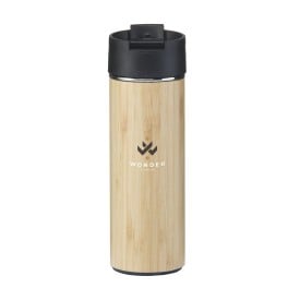 Sakura 360 ml bamboe thermosfles/thermosbeker