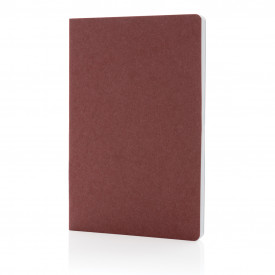Salton luxe kraft papier notitieboek A5-Kersenrood