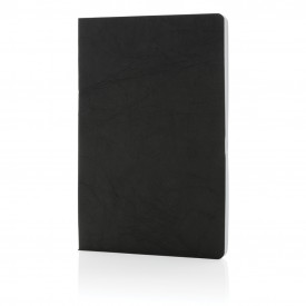 Salton luxe kraft papier notitieboek A5-Zwart