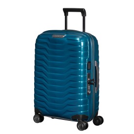 Samsonite Proxis Spinner 55 EXP Black-Petrol blauw