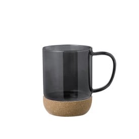 Saryne mok 450ml - borosilicaatglas - gekleurd
