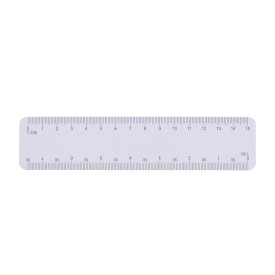Schaal liniaal - kunststof - 15 cm - 4 schalen