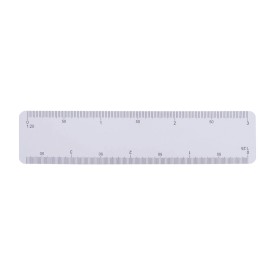 Schaal liniaal - kunststof - 15 cm - 4 schalen