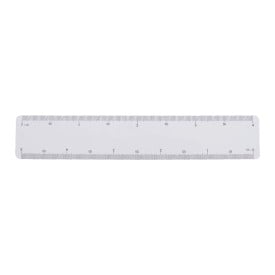 Schaal liniaal - kunststof - 20 cm - 4 schalen
