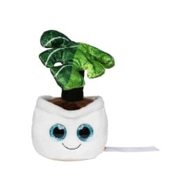 Schermreiniger Schmoozie Monstera - polyester en microvezel - 7x8x14 cm