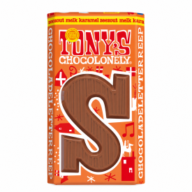 Schoenletter S-Melk karamel zeezout