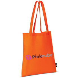 Schoudertas 42 x 38 cm - non-woven - lange hengsels-Oranje