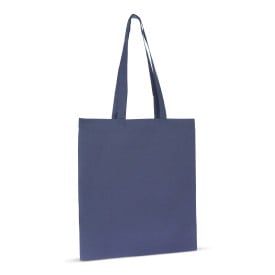 Schoudertas - biologisch katoen - 140g/m² - 38x42 cm - lange hengsels
