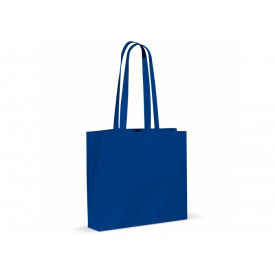 Schoudertas katoen Oekotex-Blauw