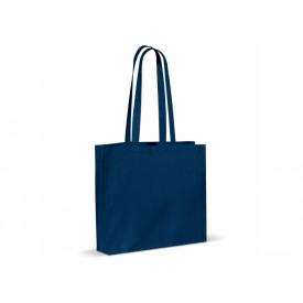 Schoudertas katoen Oekotex-Donker blauw