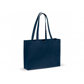 Schoudertas katoen Oekotex-Donker blauw