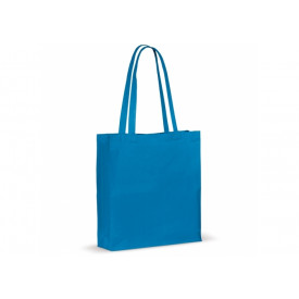 Schoudertas katoen Oekotex-Licht blauw