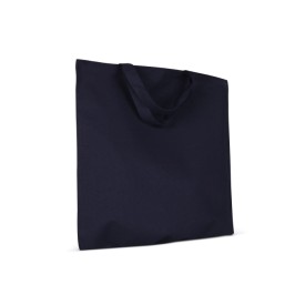 Schoudertas OEKO-TEX® gekleurd kort 140g/m² 38x42 cm-Donker blauw