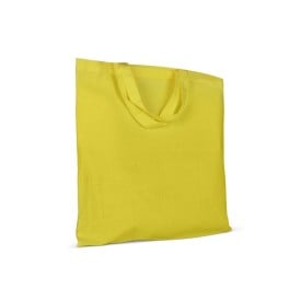 Schoudertas OEKO-TEX® gekleurd kort 140g/m² 38x42 cm-Geel