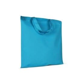 Schoudertas OEKO-TEX® gekleurd kort 140g/m² 38x42 cm-Lichtblauw