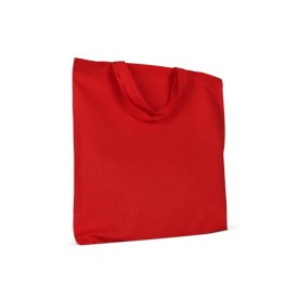 Schoudertas OEKO-TEX® gekleurd kort 140g/m² 38x42 cm-Rood
