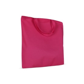 Schoudertas OEKO-TEX® gekleurd kort 140g/m² 38x42 cm-Roze