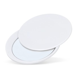 Schuifbare compacte spiegel Poise-Wit