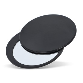 Schuifbare compacte spiegel Poise-Zwart