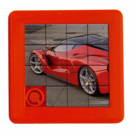Schuifpuzzel vierkant 75x75 mm DIGITAALPRINT tot full colour-Rood