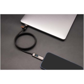 SCX.design C57 100 W magnetische kabel met display - Zwart