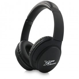 SCX E20 hoofdtelefoon - kunststof - bluetooth - oplichtend logo - microfoon - geschenkverpakking