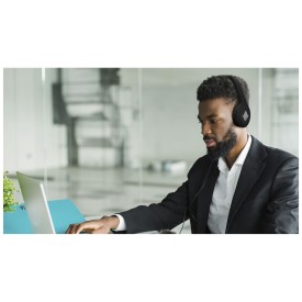 SCX E25 koptelefoon - bluetooth - over-ear - noice cancelling - oplichtend logo