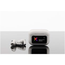 SCX.design E26 ANC-oordopjes met oplaadetui met interactief touchscreen