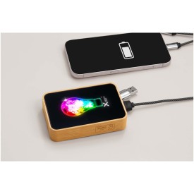 SCX.design P27 10.000 mAh MagSafe powerbank van bamboe
