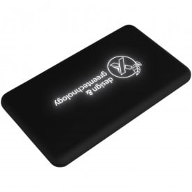 SCX.design P29 5000 mAh powerbank solar met oplichtend logo