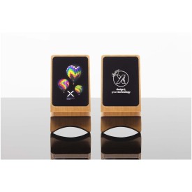 SCX.design W16 10 W oplichtende draadloze houten standaard