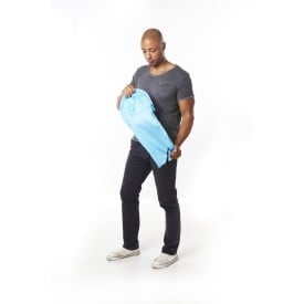 SeatZac opblaasbare zitzak - polyester - 750 gram - met draagtas