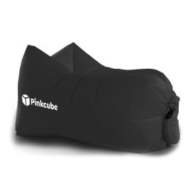 SeatZac opblaasbare zitzak - polyester - 750 gram - met draagtas