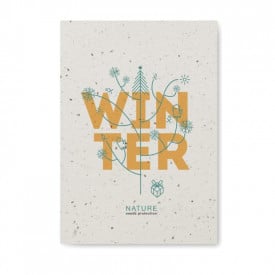Seed Book notitieboek - A5 - zaadpapier - 100 vellen - gelinieerd - softcover