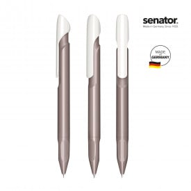 Senator Evoxx duo balpen - gerecycled kunststof - zwarte, blauwe inkt - polished
