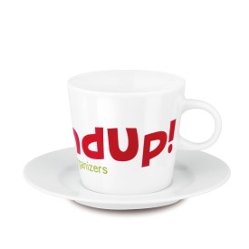 Senator Fancy koffie set - porselein - wit - 180ml kopje en schoteltje