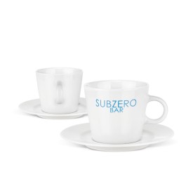 Senator Fancy koffie set - porselein - wit - 180ml kopje en schoteltje