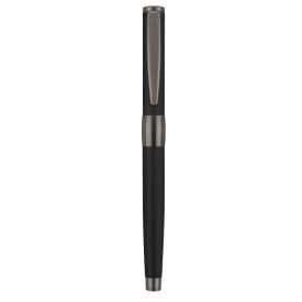 Senator Image black line set - metaal - blauwe inkt - roller balpen en balpen - geschenkverpakking