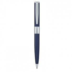 Senator Image balpen - metaal - blauwe inkt - chroom details
