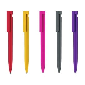 Senator Liberty balpen - kunststof - zwarte, blauwe inkt - polished