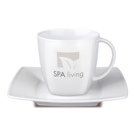 Senator Maxim koffieset - porselein - wit - 200ml kopje en schoteltje